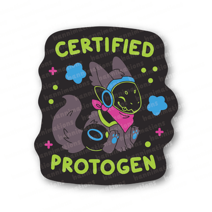 certified critter stickers