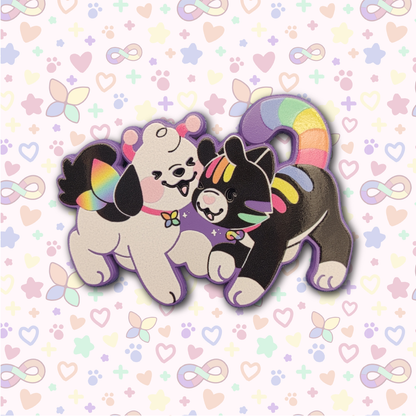 disability pride enamel pins