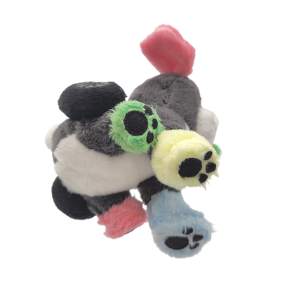 dash rainbeanie keychain plush