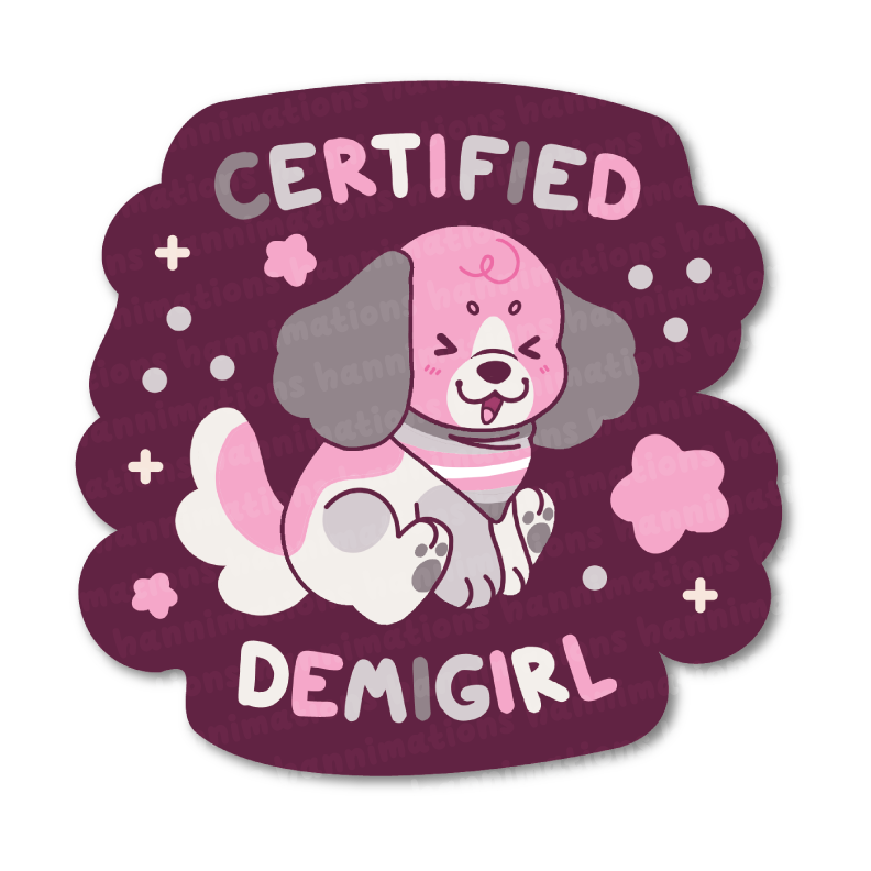 certified pride 3" vinyl stickers