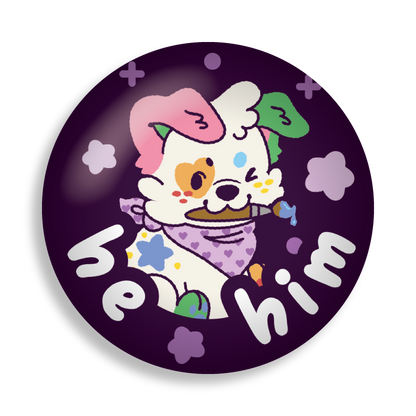 doodles pronoun pins