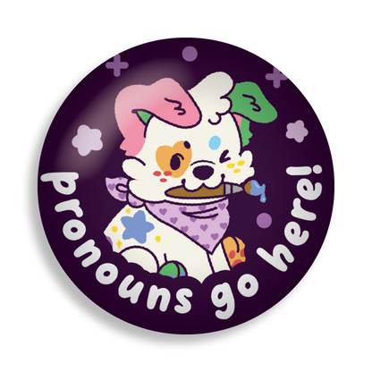 doodles pronoun pins