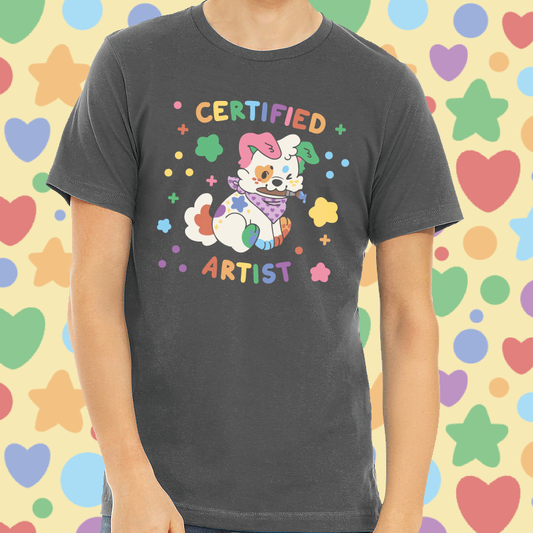 certified artist t-shirt