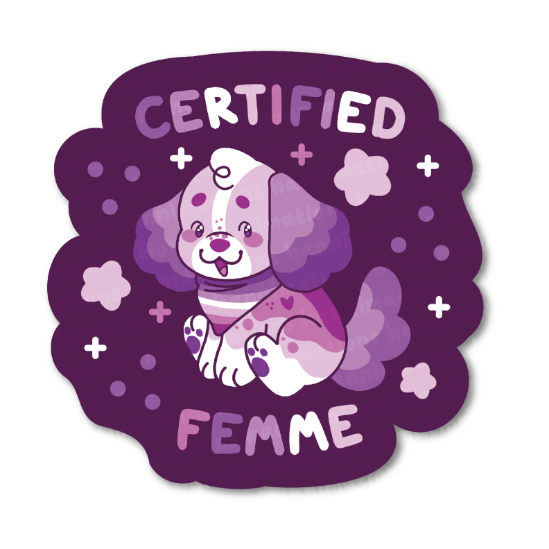 certified pride 3" vinyl stickers