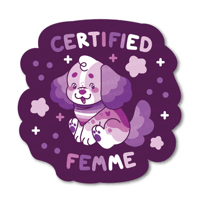 certified pride 3" vinyl stickers