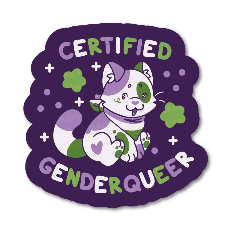certified pride 3" vinyl stickers