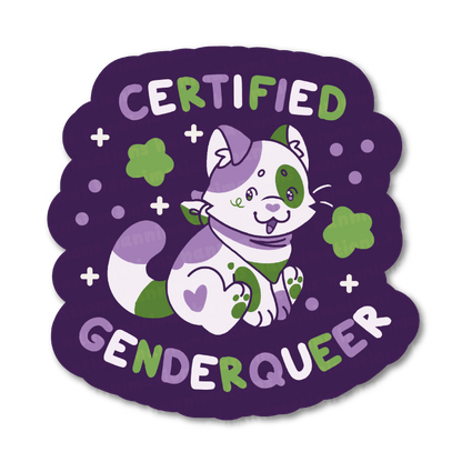 certified pride 3" vinyl stickers