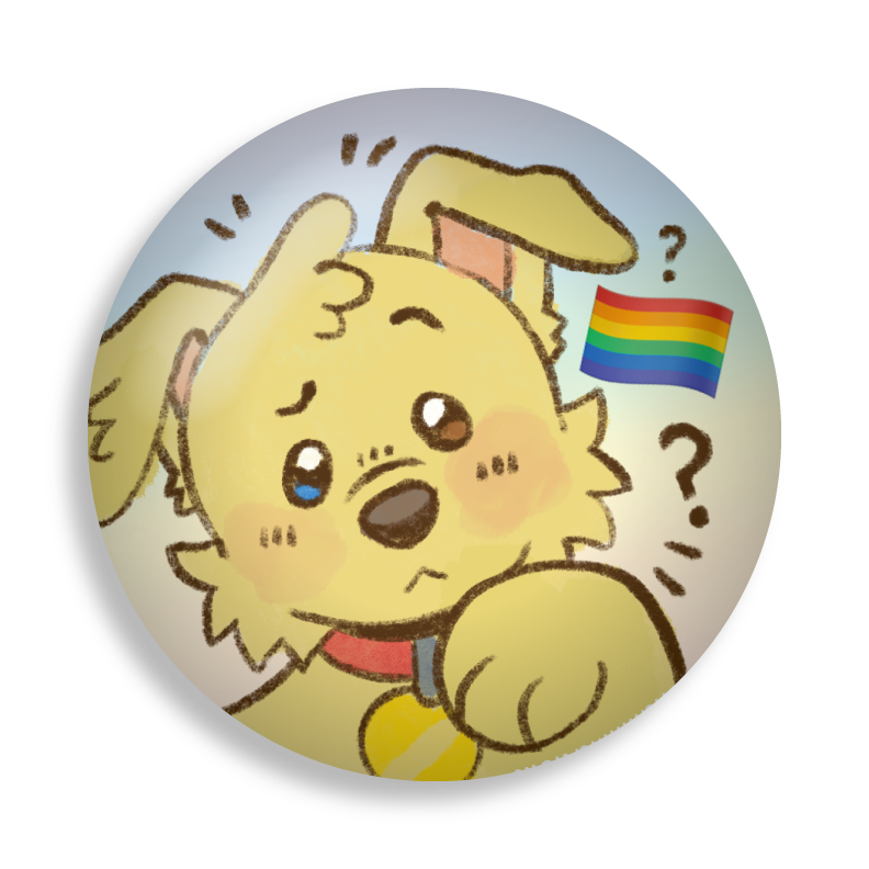 🐶🏳️‍🌈❓button