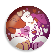 Load image into Gallery viewer, colorful doodles button pins
