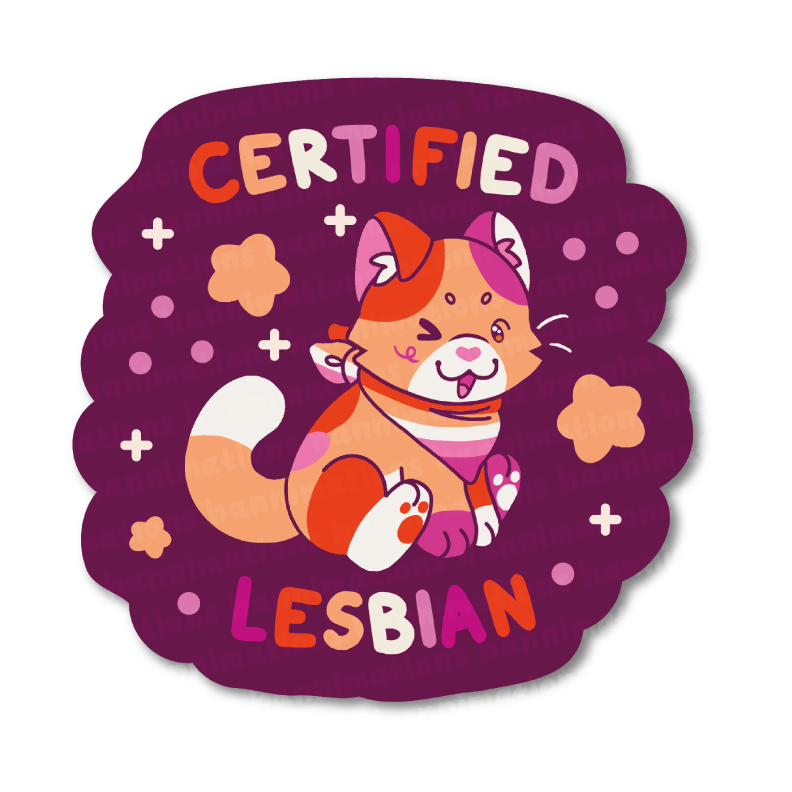 certified pride 3" vinyl stickers