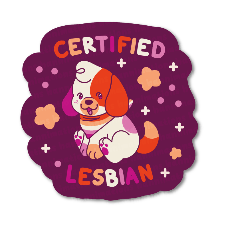 certified pride 3" vinyl stickers