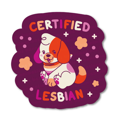 certified pride 3" vinyl stickers