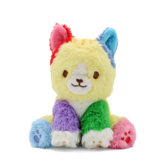 pickles the colorful kitty plushie