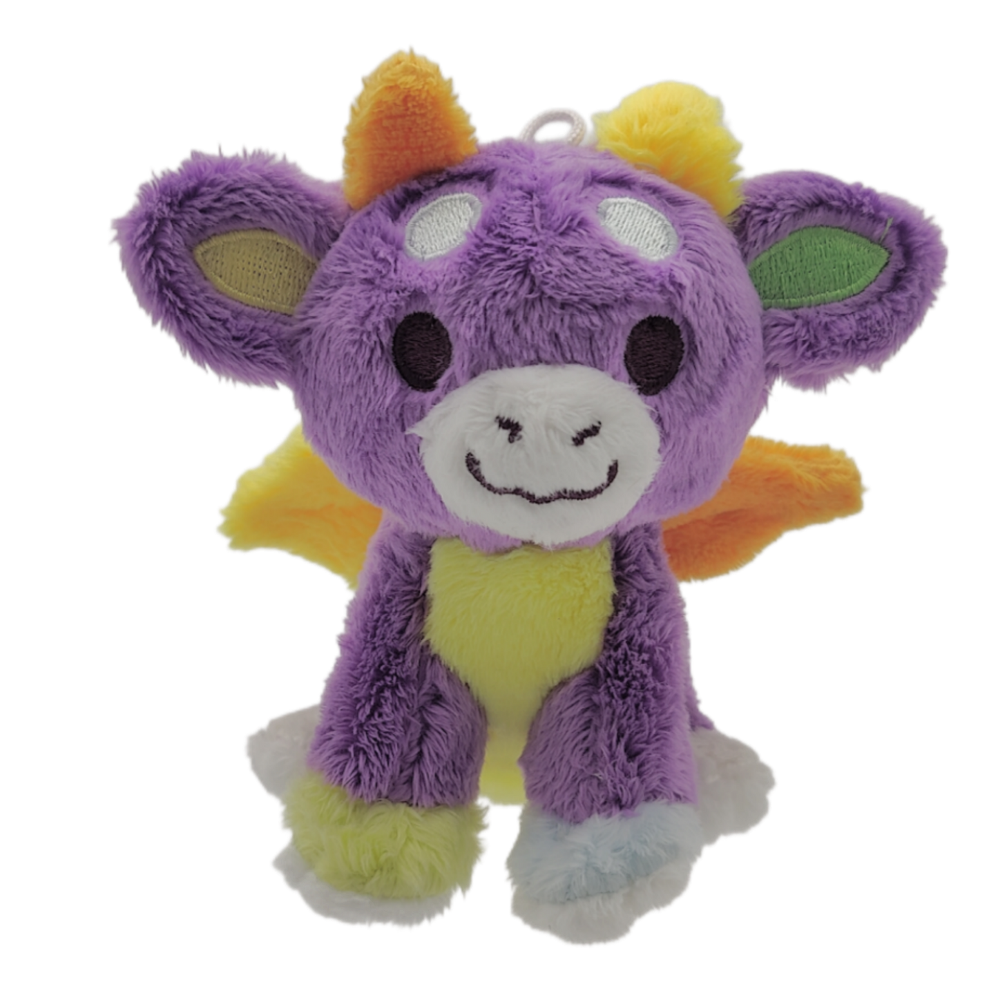 rainbow rainbeanie keychain plush