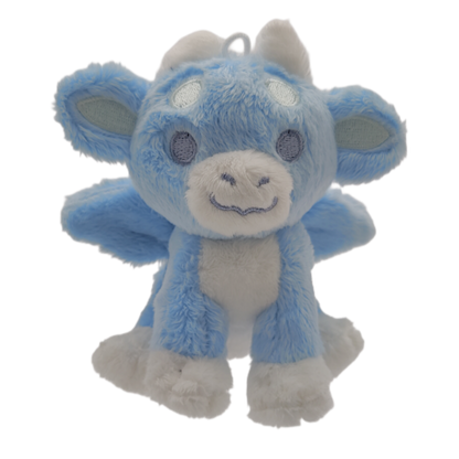 raincloud rainbeanie keychain plush