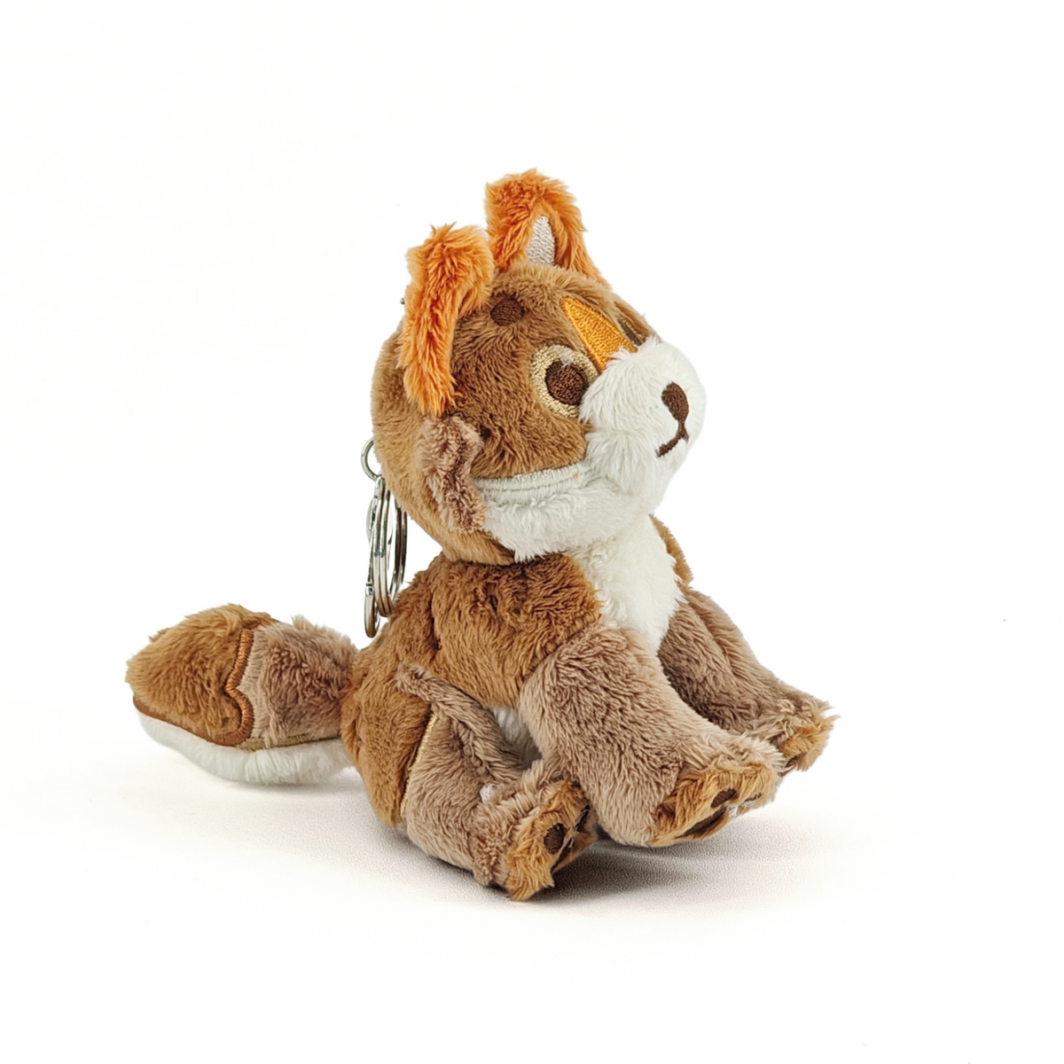 cedar coyote rainbeanie keychain plush