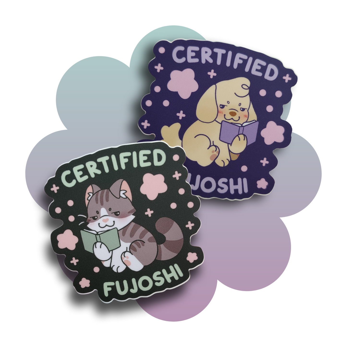 certified fujoshi  3" vinyl sticker