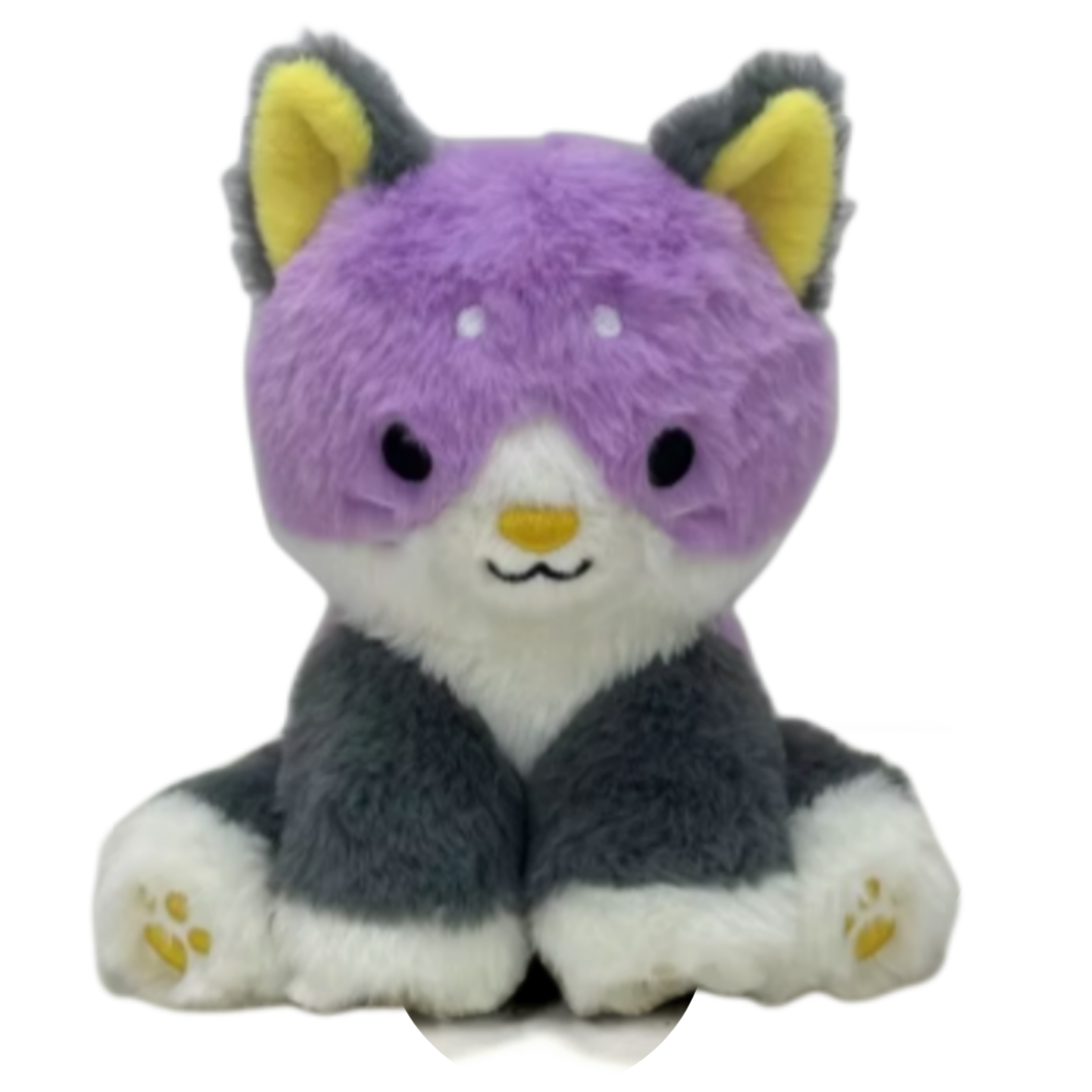 aurora the colorful kitty plushie