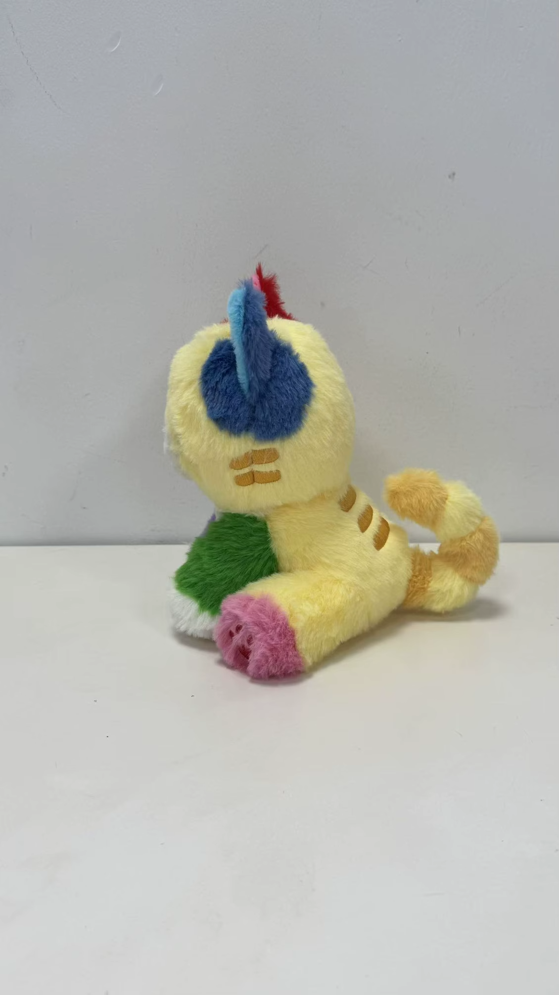 pickles the colorful kitty plushie