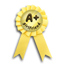 Load image into Gallery viewer, A+ partner award ribbon/button
