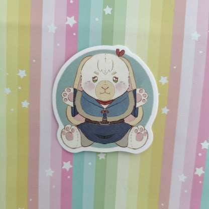 dungeon meshi 3" vinyl teddy stickers