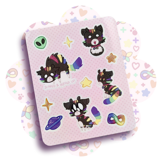 critter and bug sticker sheets by wheeliescoot