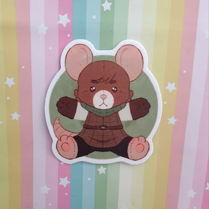 dungeon meshi 3" vinyl teddy stickers