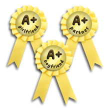 Load image into Gallery viewer, A+ partner award ribbon/button
