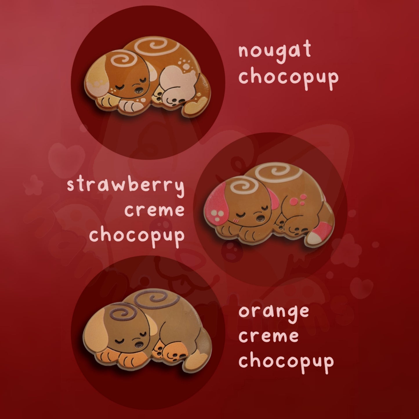 box of chocopups mystery pin boxes