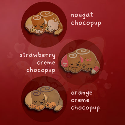 box of chocopups mystery pin boxes