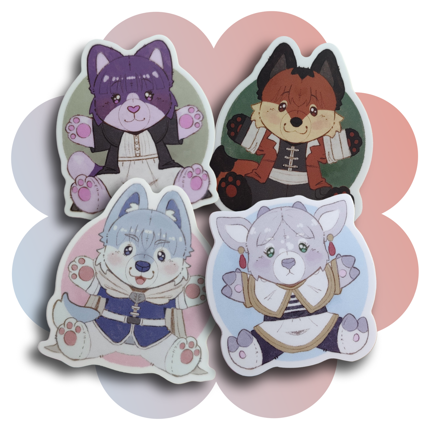 frieren 3" vinyl teddy stickers