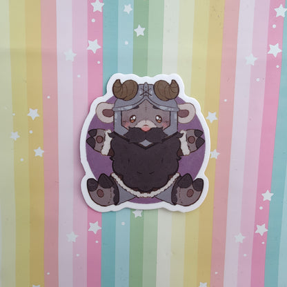 dungeon meshi 3" vinyl teddy stickers