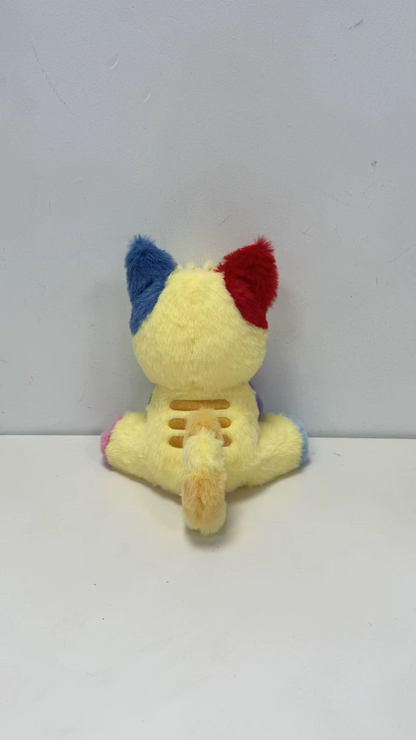pickles the colorful kitty plushie