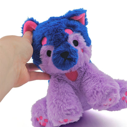 beau the colorful puppy 7" silly sitter plushie
