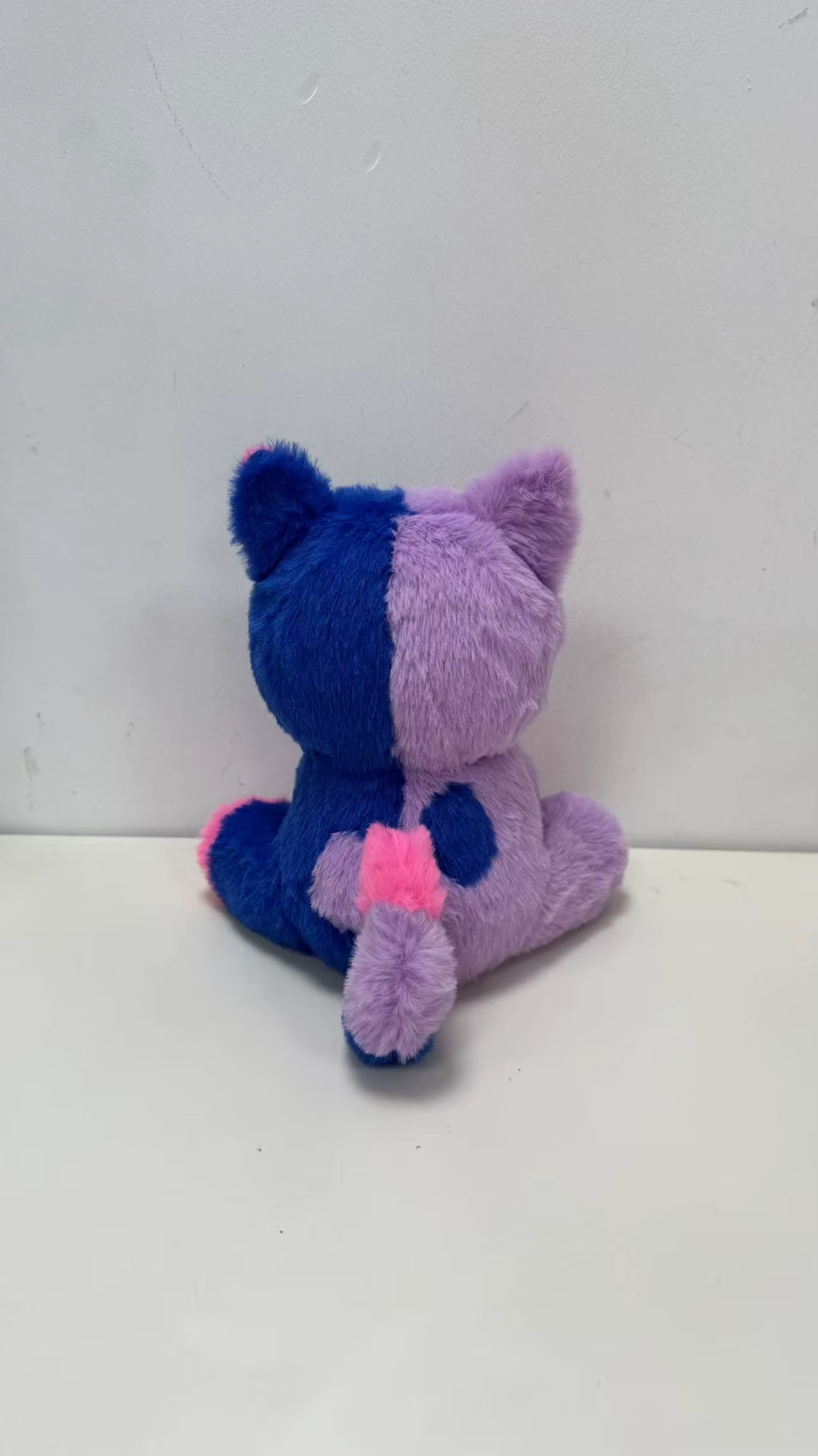 indigo the colorful kitty plushie