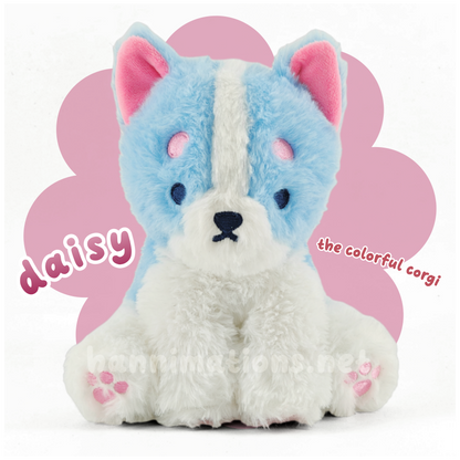 daisy the colorful puppy plushie