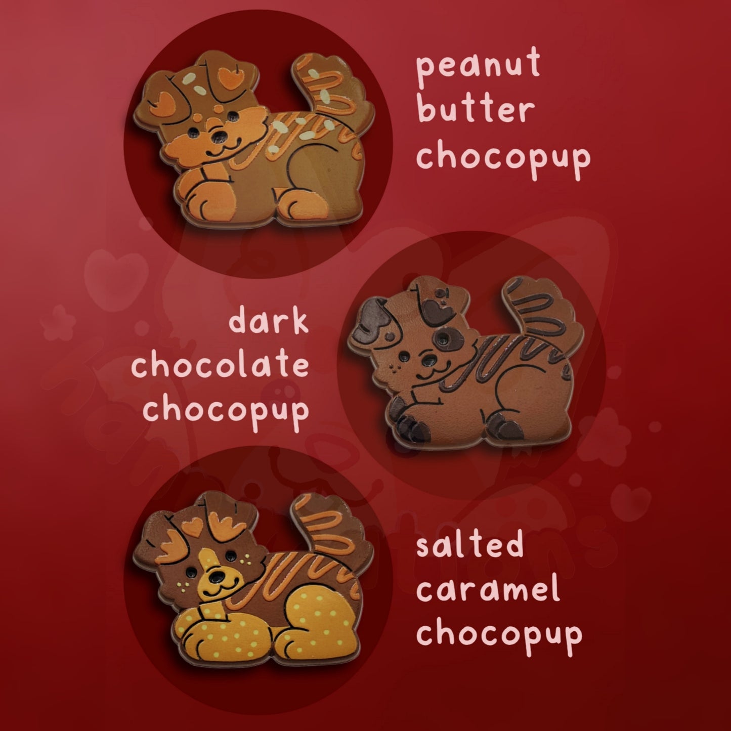 box of chocopups mystery pin boxes