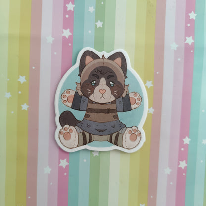 dungeon meshi 3" vinyl teddy stickers