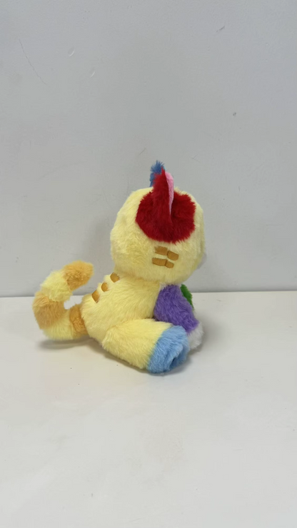 pickles the colorful kitty plushie