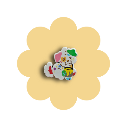 rainbeanie mini pins