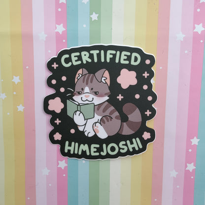 certified himejoshi 3" vinyl sticker