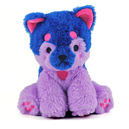 beau the colorful puppy 7" silly sitter plushie
