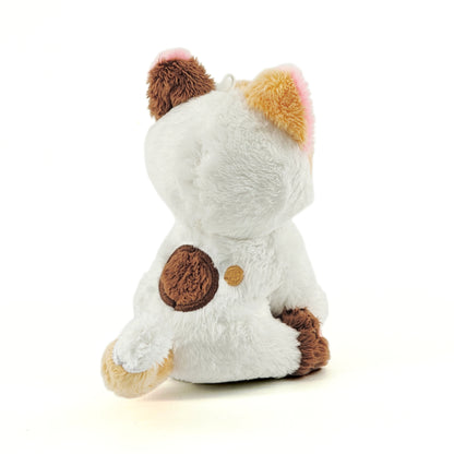 carmel kitty rainbeanie keychain plush