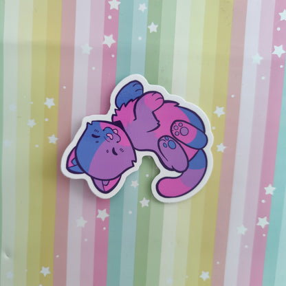 colorful kitty 3" vinyl stickers