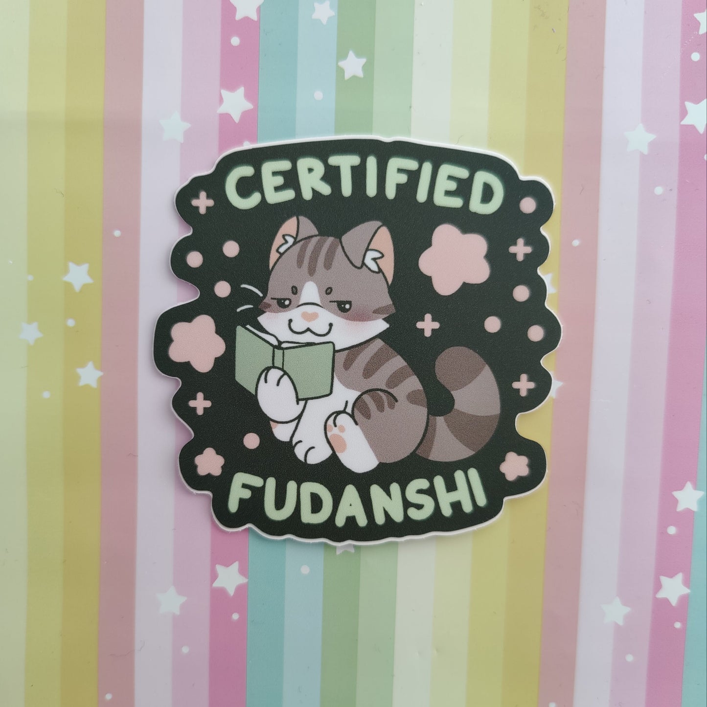 certified fudanshi  3" vinyl sticker
