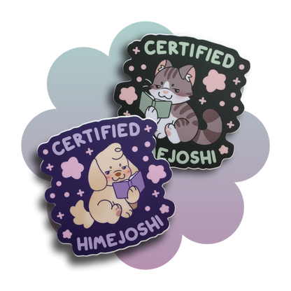 certified himejoshi 3" vinyl sticker