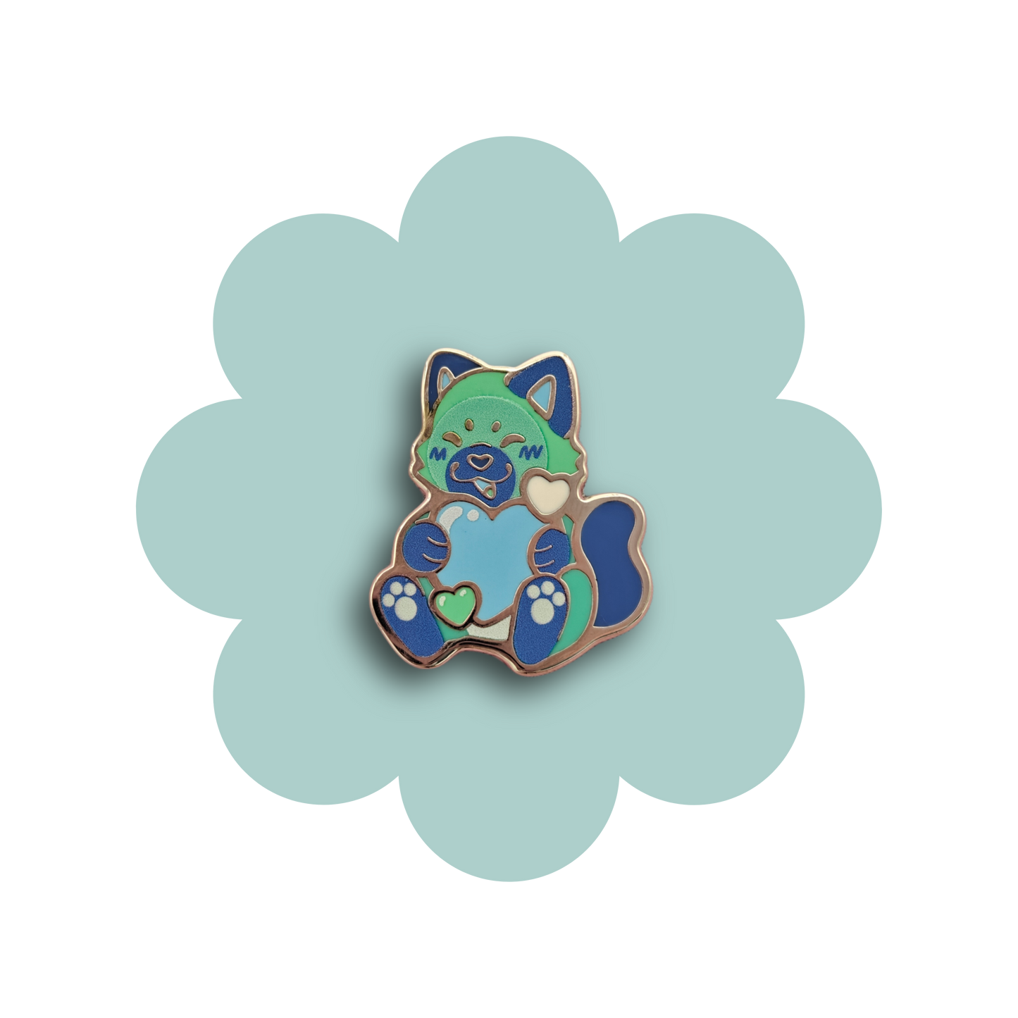 colorful kitties heartsie hard enamel pins