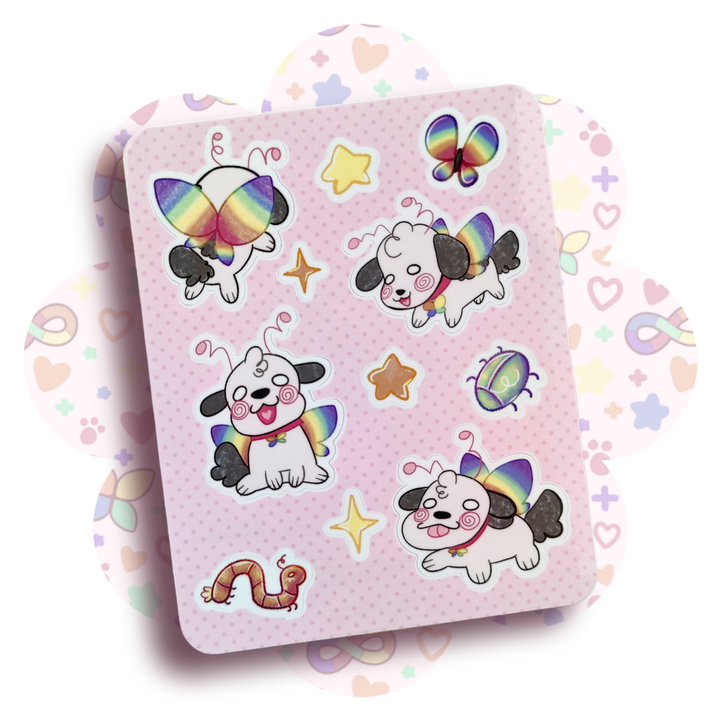 critter and bug sticker sheets by wheeliescoot