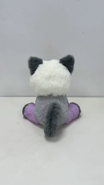 luna the colorful kitty plushie