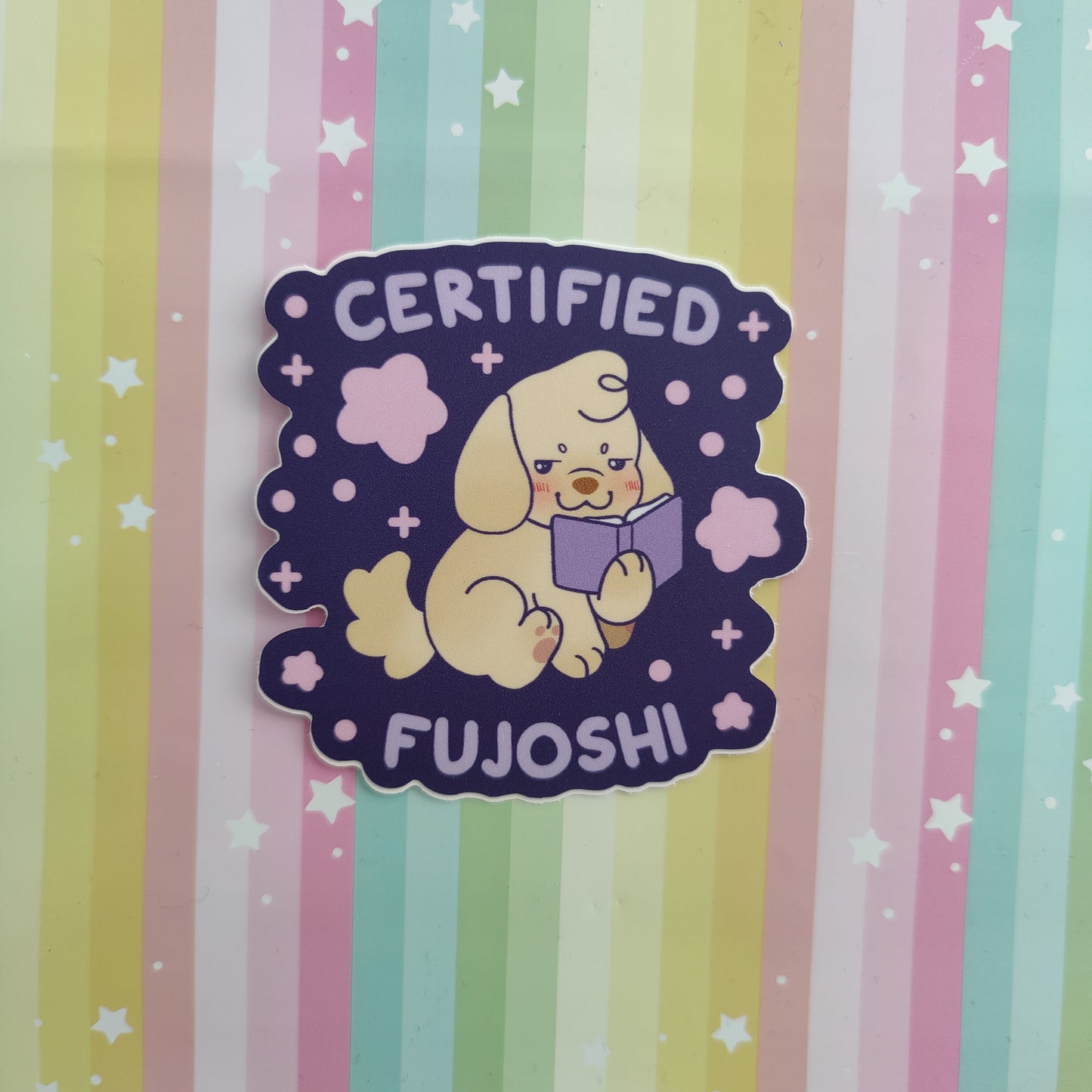 certified fujoshi  3" vinyl sticker